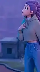 ai character: 💜~rumi~💜 background