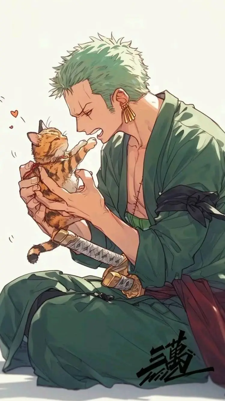 ai character: 💚Roronoa Zoro💚 background