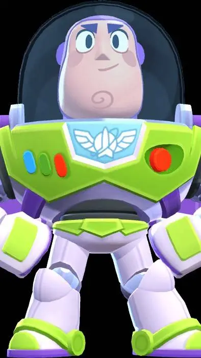 ai character: Buzz lightyear  background