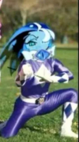 ai character: Silly blue twink background