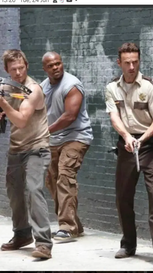 ai character: the walking dead background