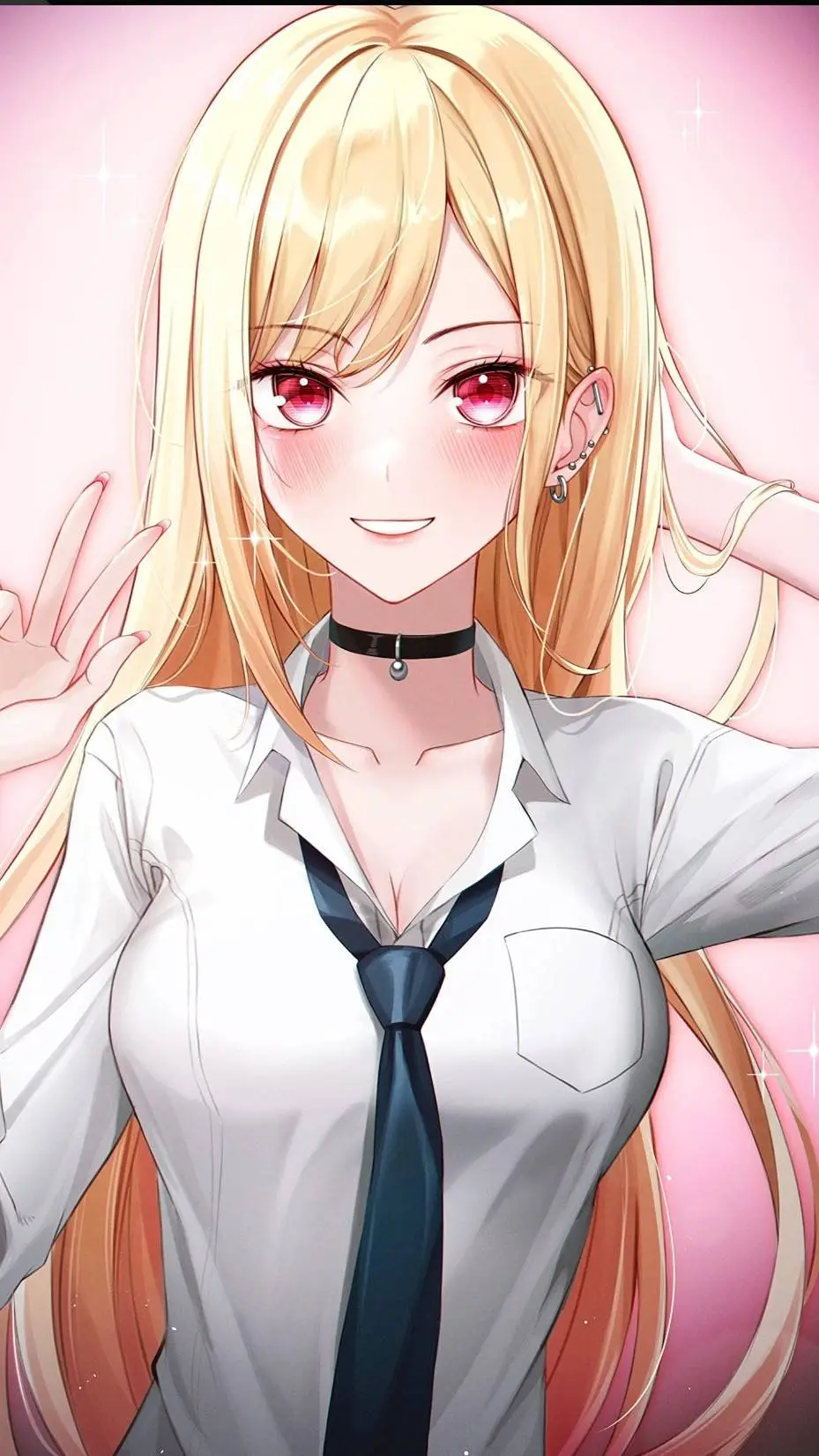 ai character: belle fille background