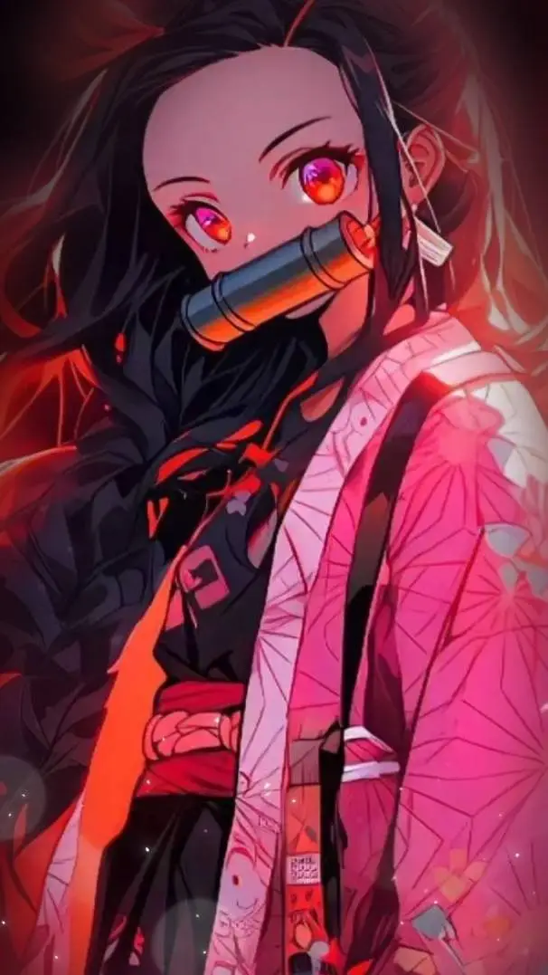 ai character: Nezuko background