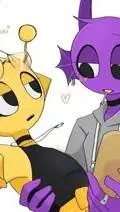 ai character: durple and simon background