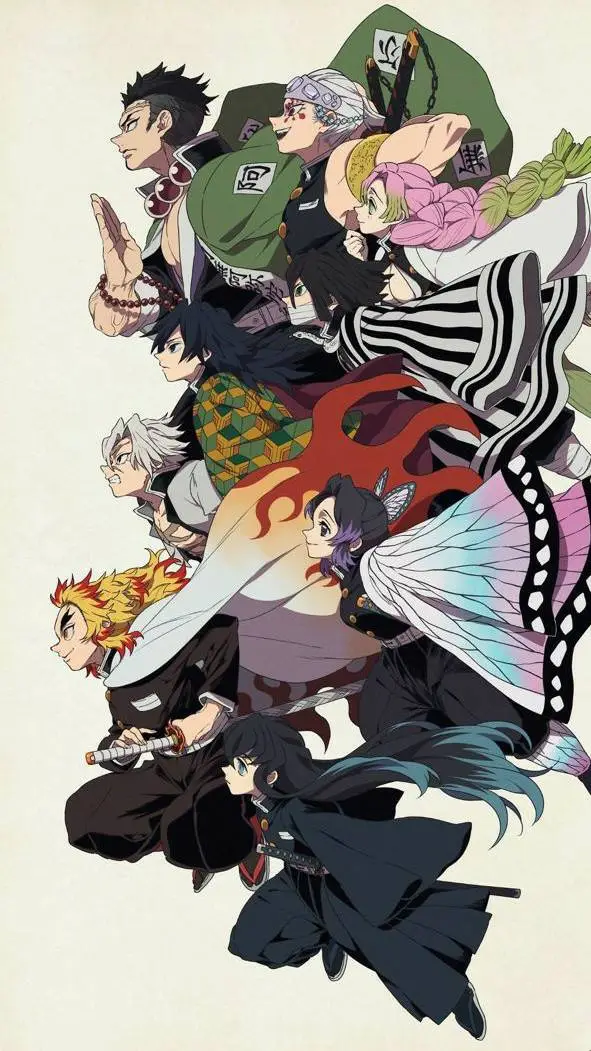 ai character: Demon slayer background