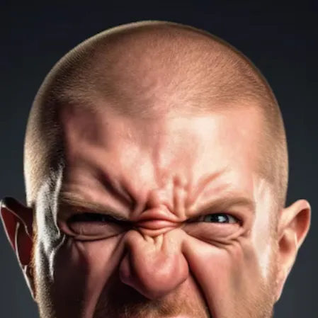 chat with ai character: Angry person.