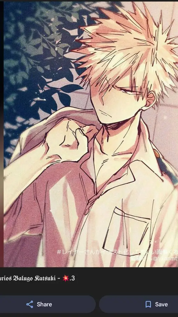 ai character: bakugo katsuki background