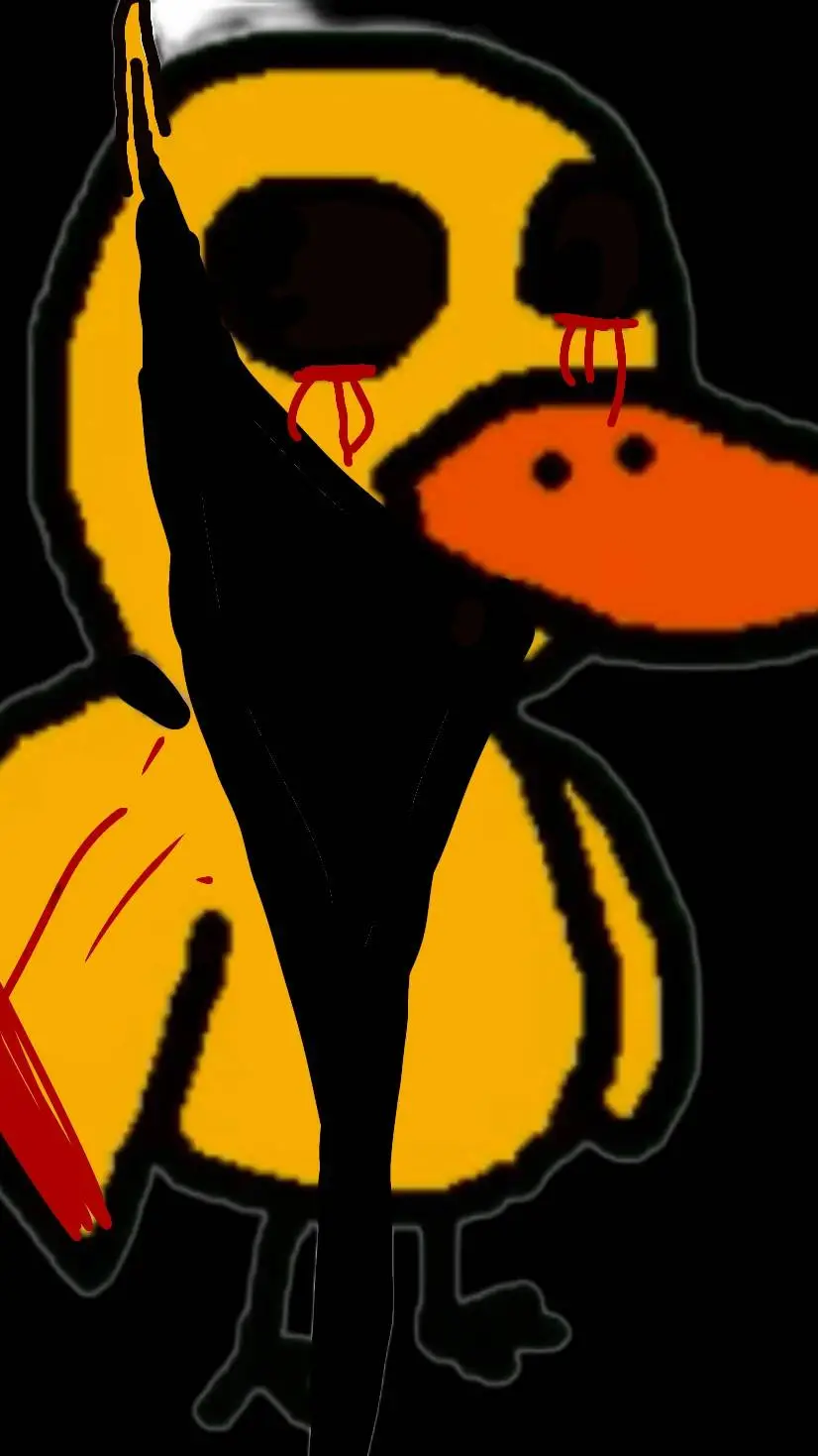 ai character: the duck.... background