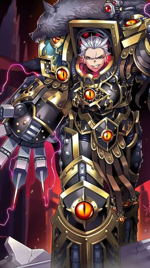 ai character: Hathor Lupercal background