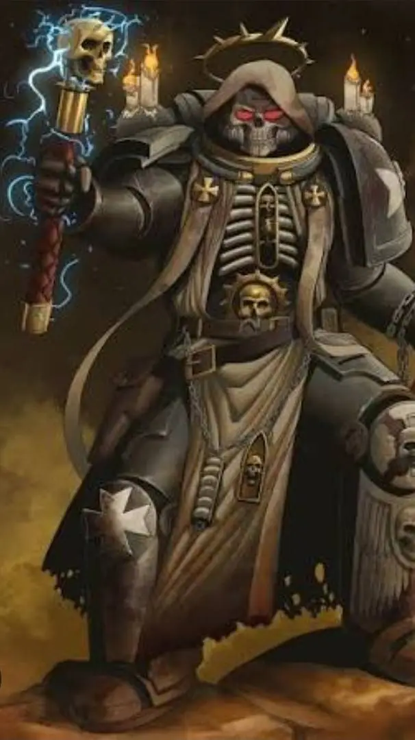 ai character: Chaplain Kayde background