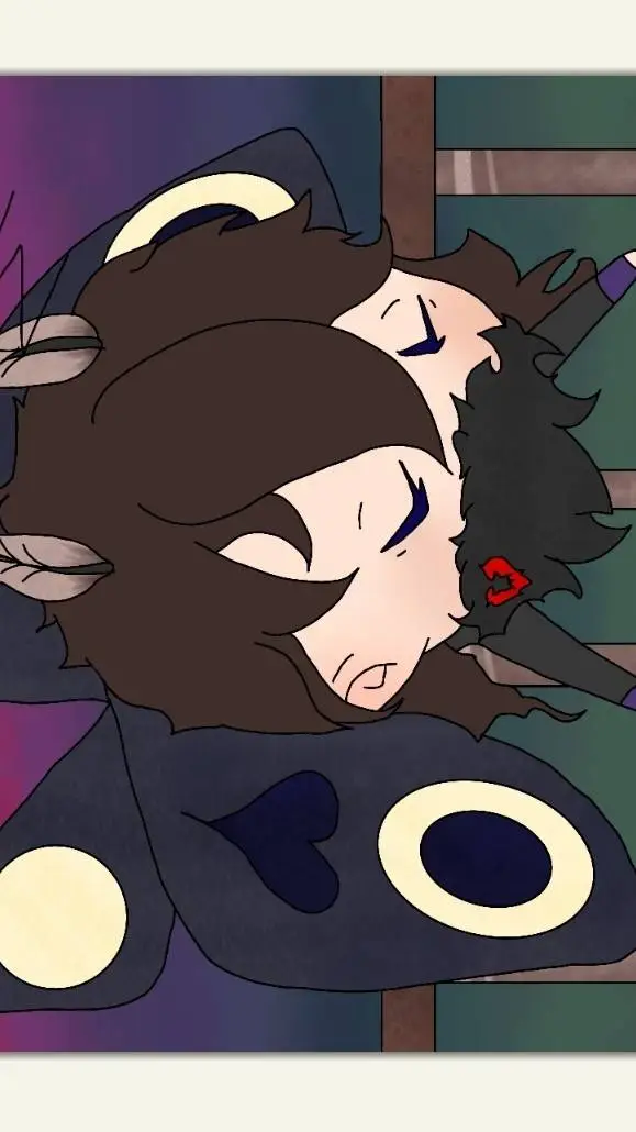 ai character: sleeping moth ral background