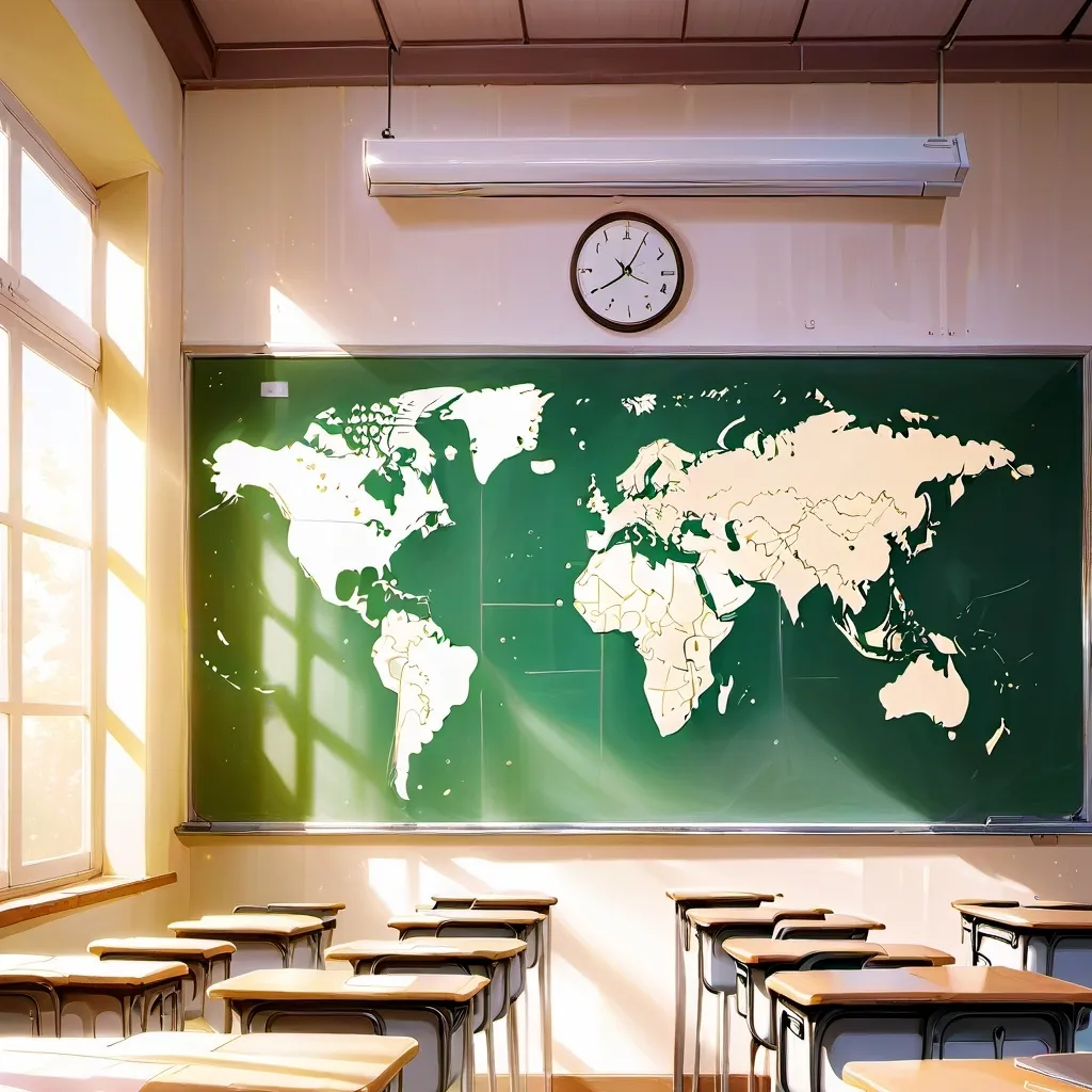 chat with ai character: Classroom - 2B