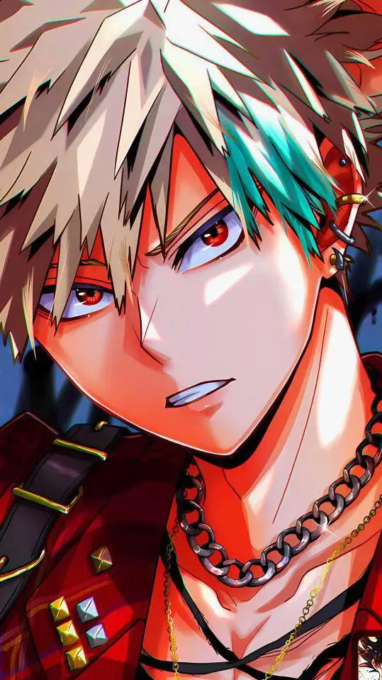 ai character: Katsuki Bakugou background