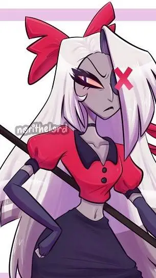 ai character: Vaggie  background