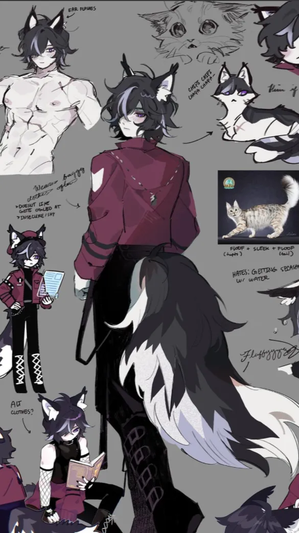 ai character: 𝐌𝐀𝐗♪～ background