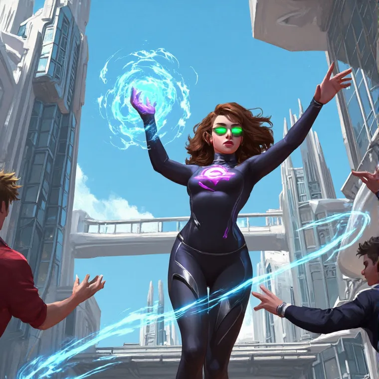 chat with ai character: Superhero academy 