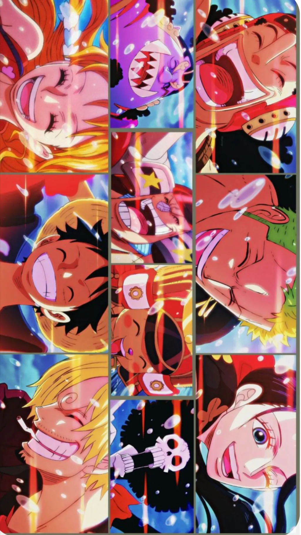 ai character: One piece  background