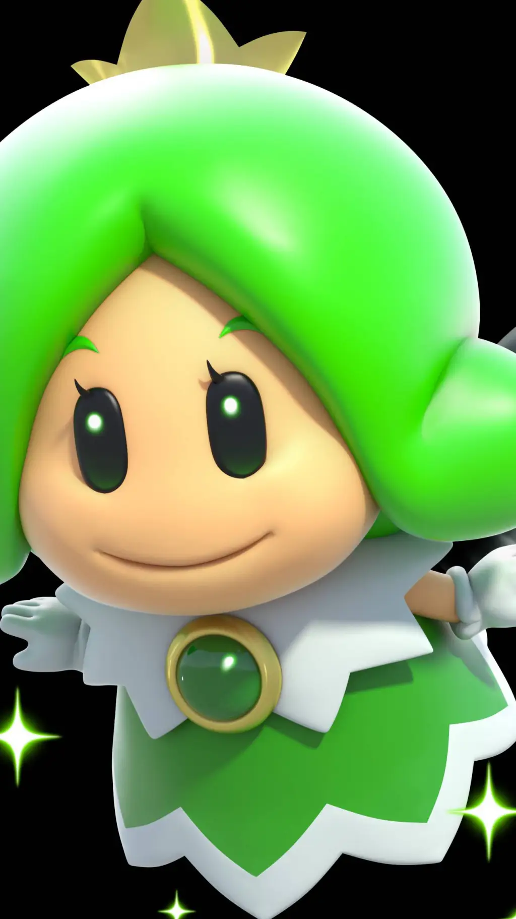 ai character: sprixie princess  background