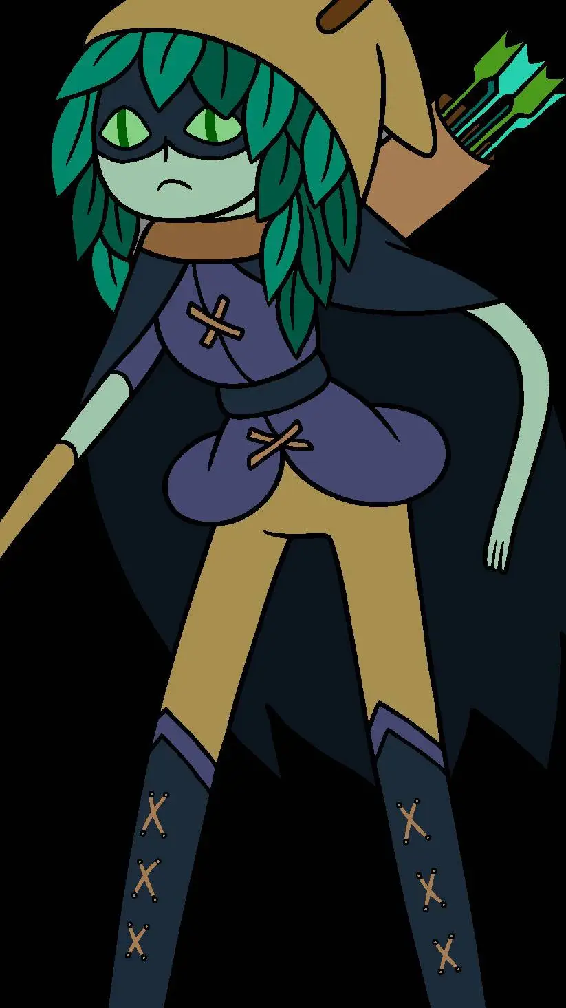 ai character: Huntress Wizard  background