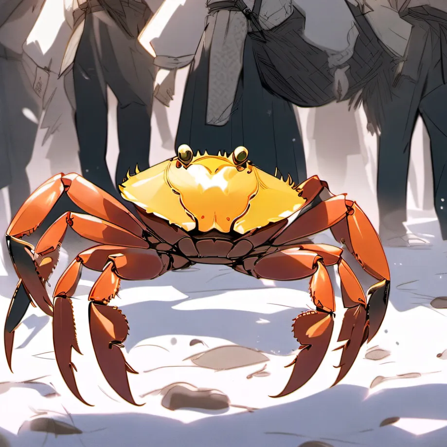 chat with ai character: Crab