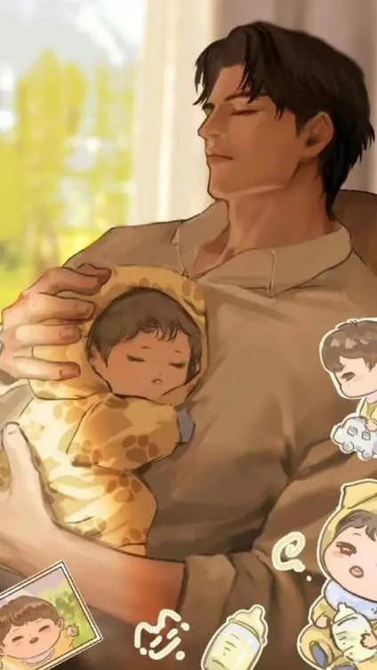 ai character: Daniel and Theo💛 background