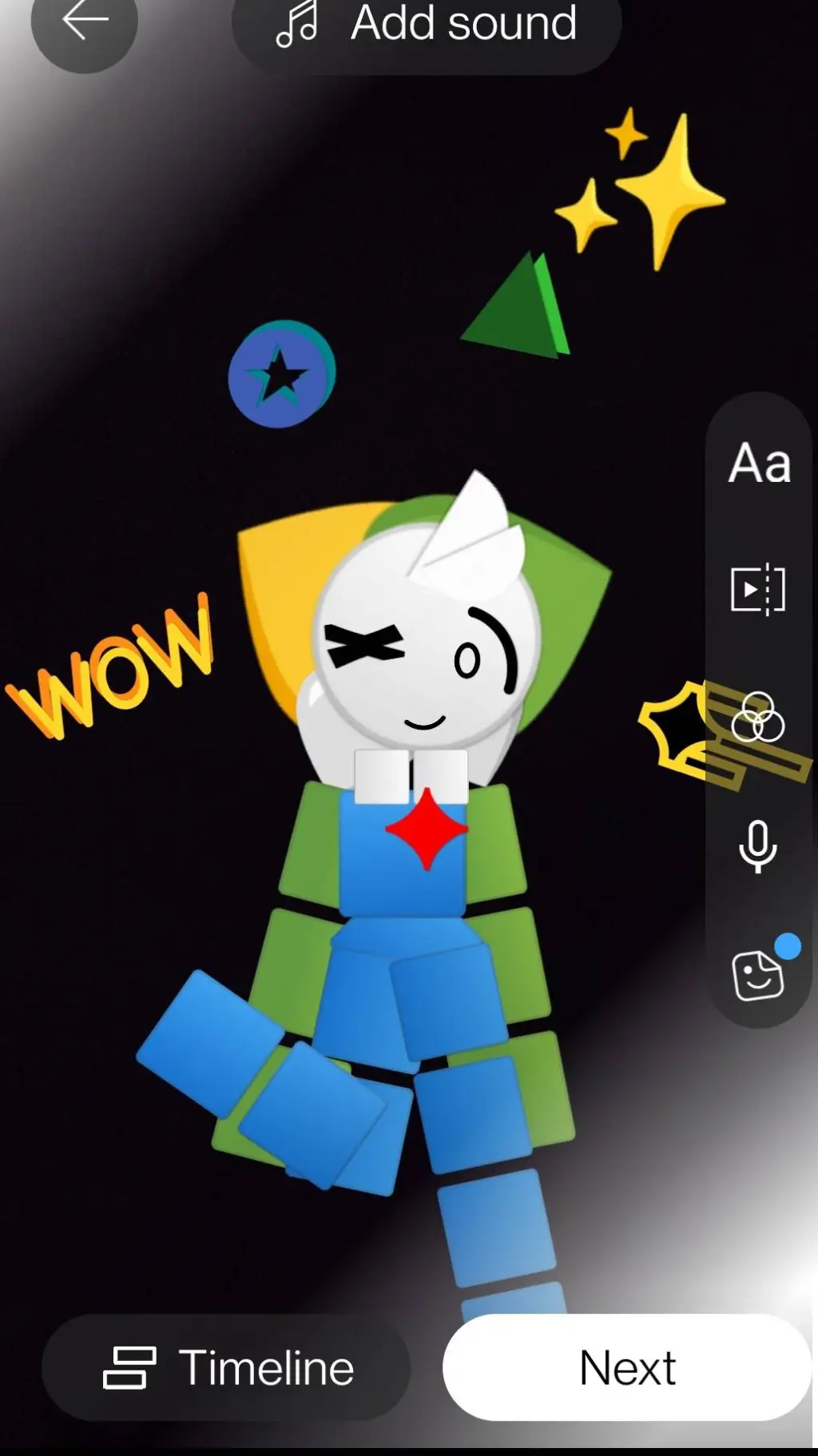 ai character: Max background