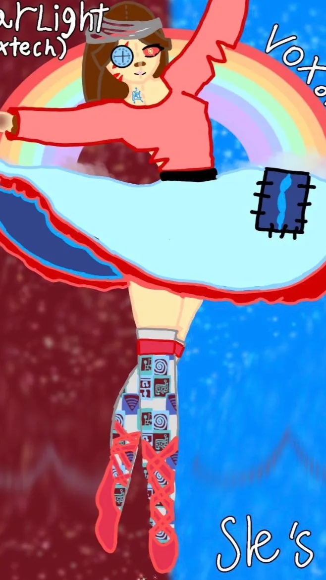 ai character: Starlight  background