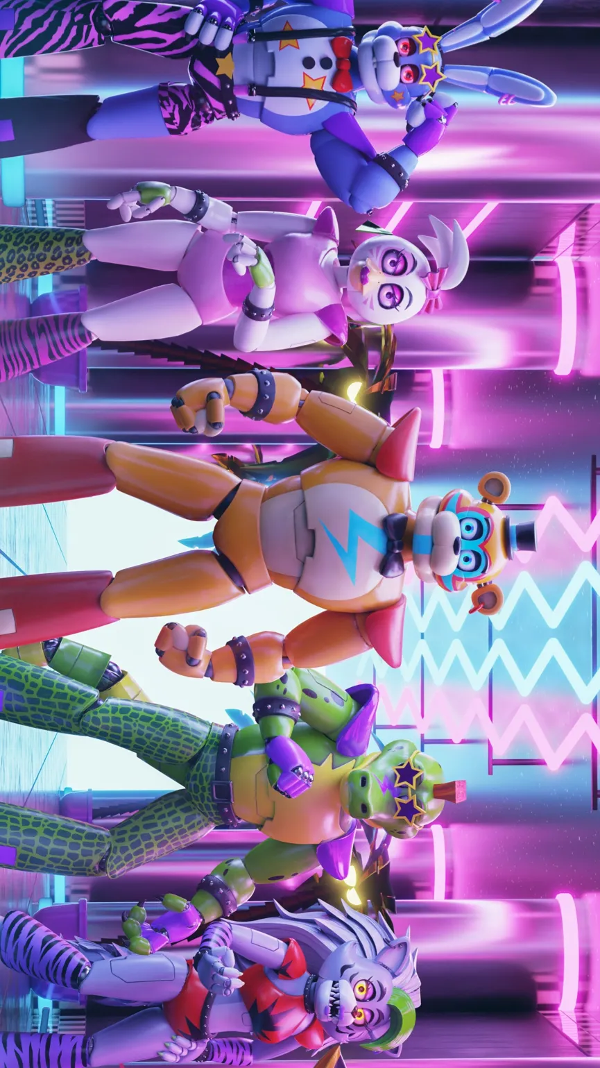 ai character: Fnaf sb background