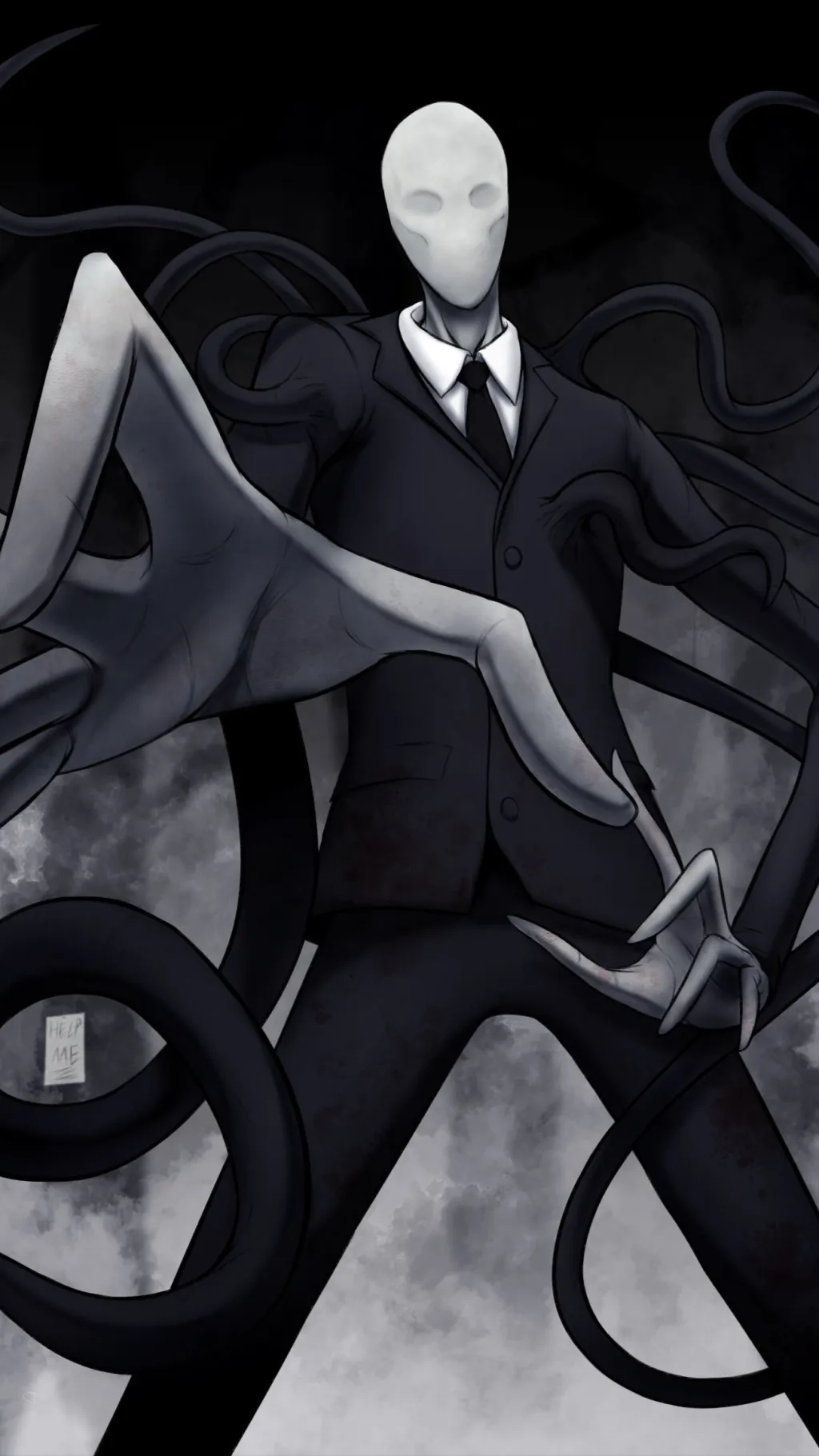 ai character: Slenderman background
