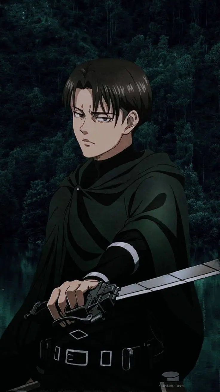 ai character: Levi Ackermann  background