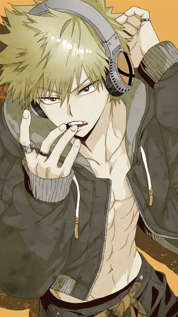ai character: Gamer Bakugo~🧡 background