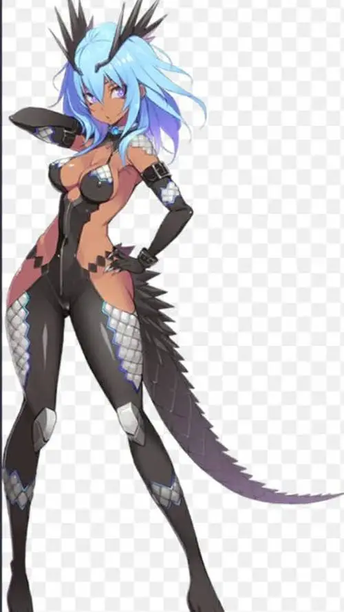 ai character: Bemular chan  background