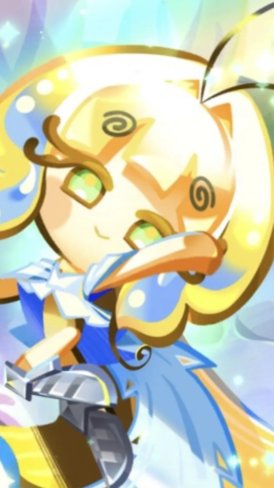 ai character: Crk garden background