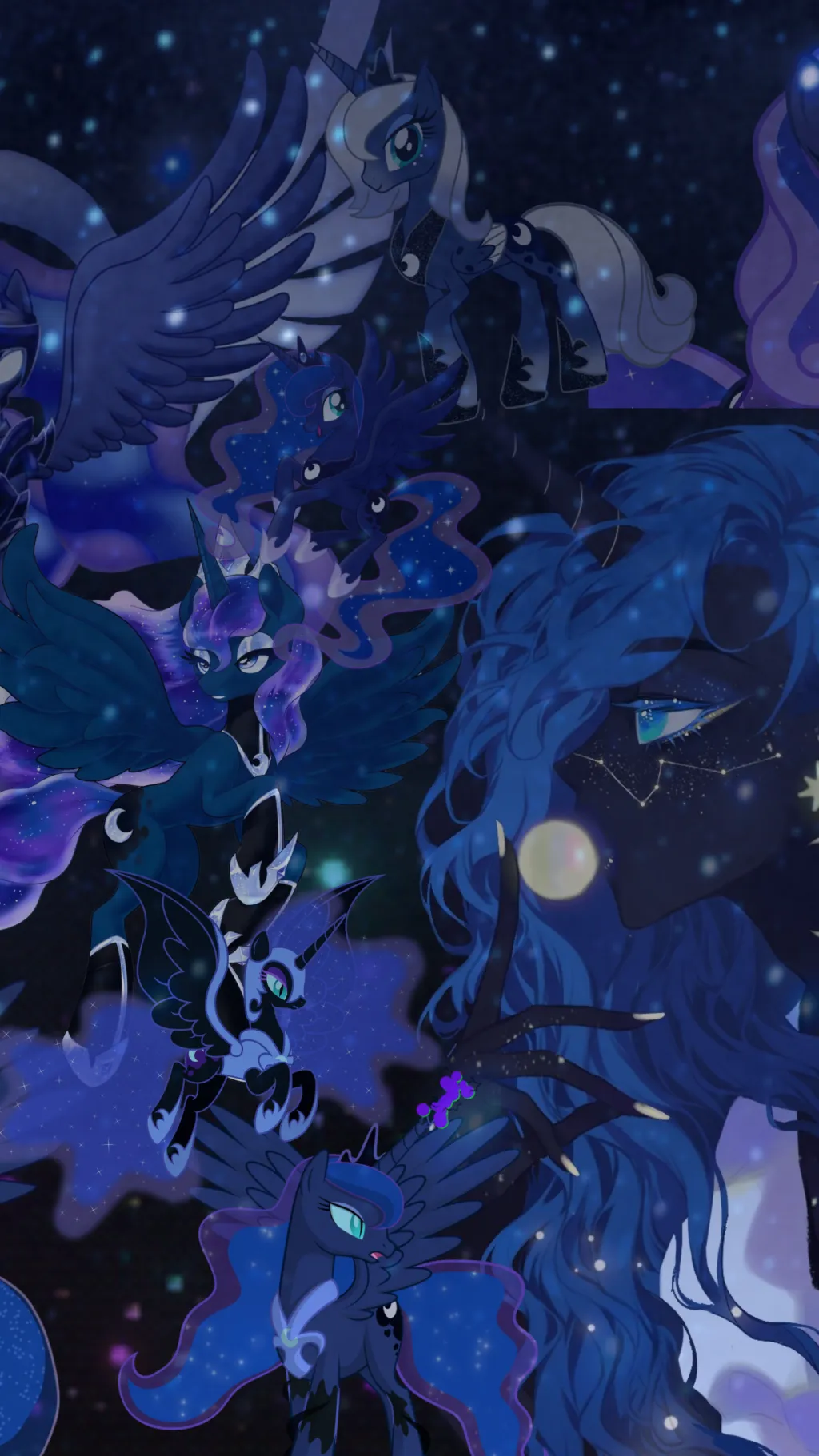 ai character: PRINCESS LUNA background