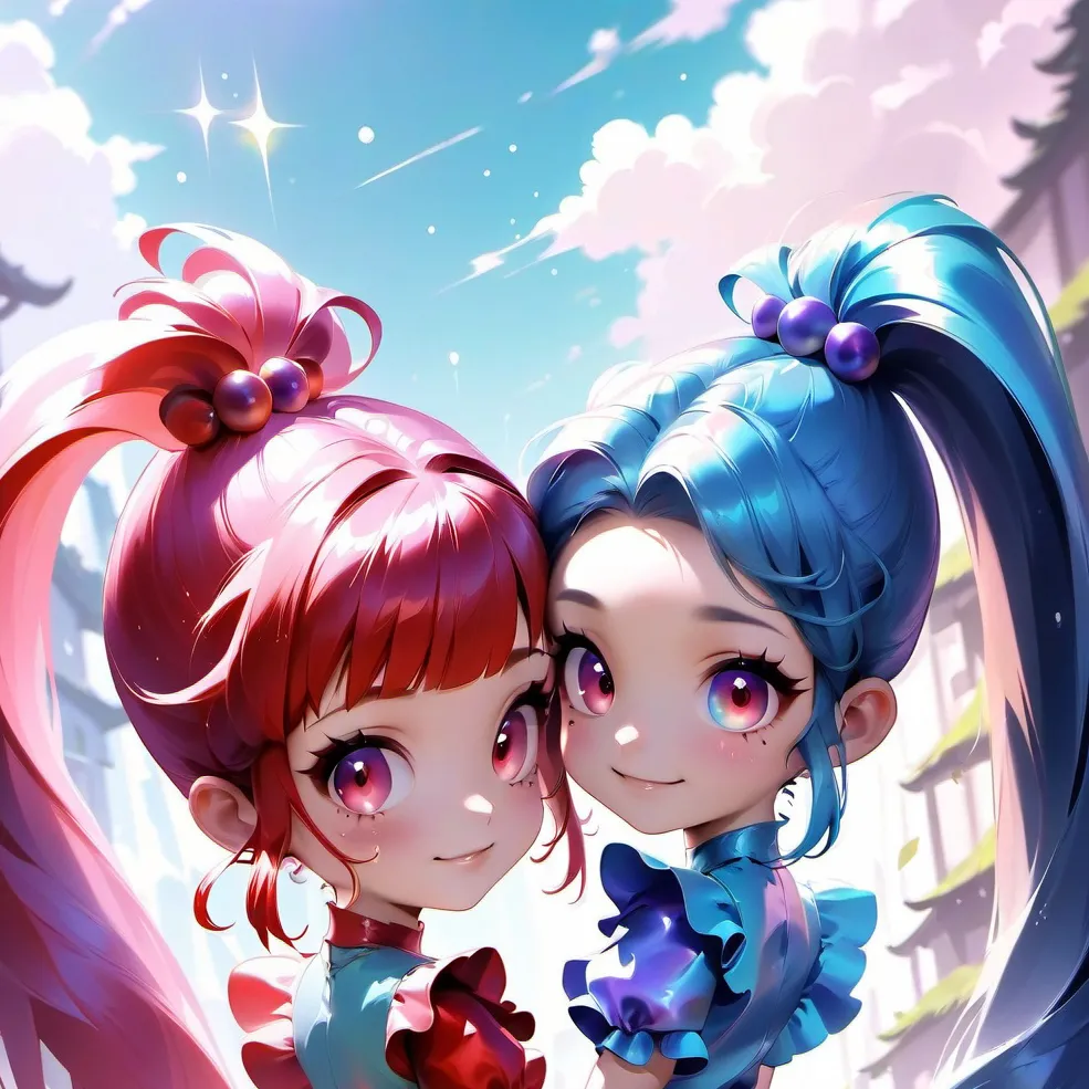 chat with ai character: Teto and miku 