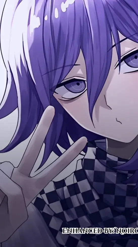 ai character: Kokichi  background