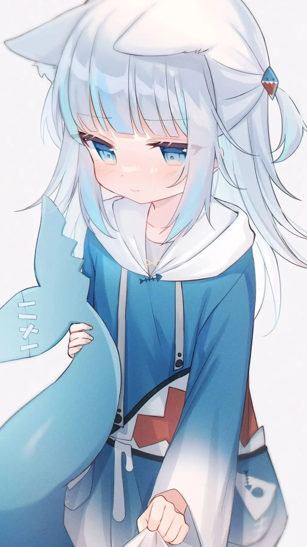 ai character: Gawr Gura background