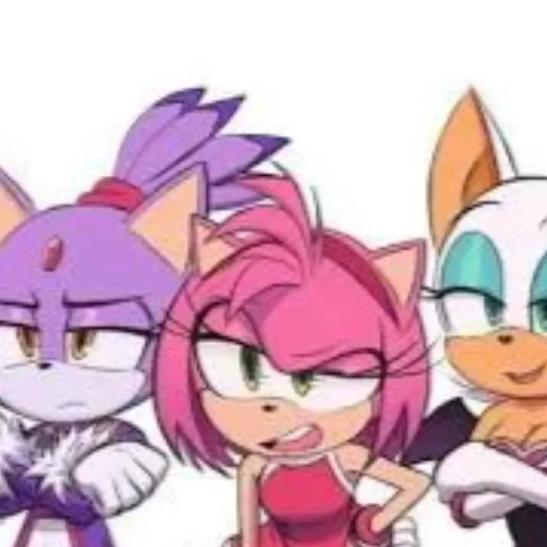 chat with ai character: amy rose and rouge