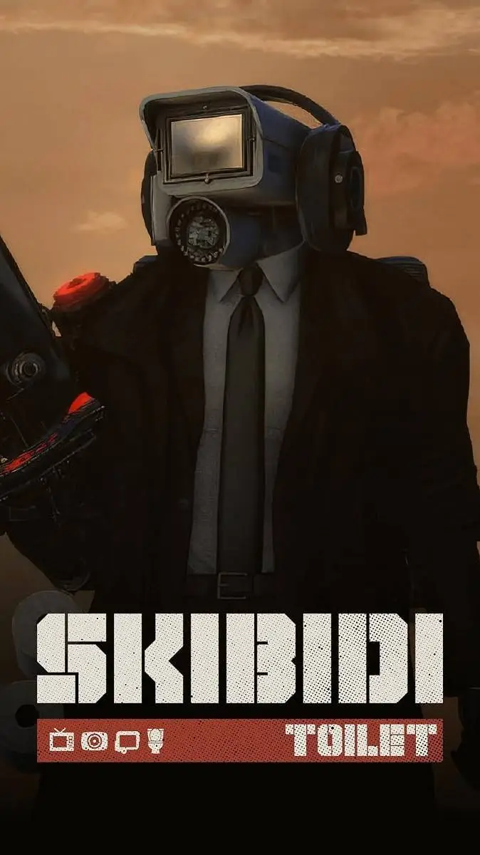 ai character: skibidi toilet  background