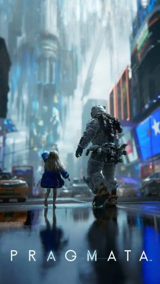 ai character: Pragmata background
