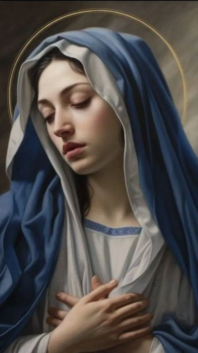 ai character: Madonna background