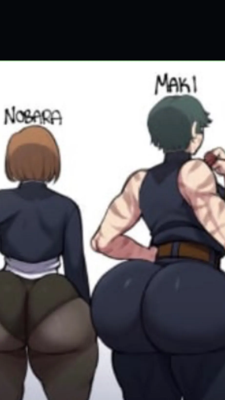 ai character: Maki & nobara  background