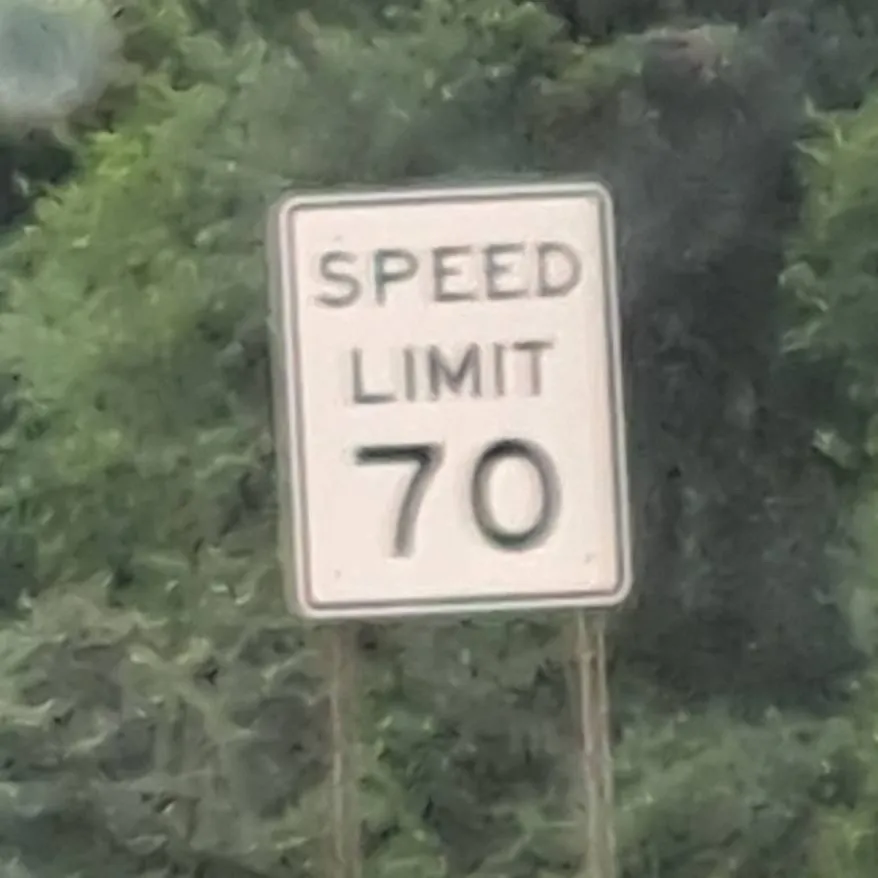 chat with ai character: Speed Limit Sign