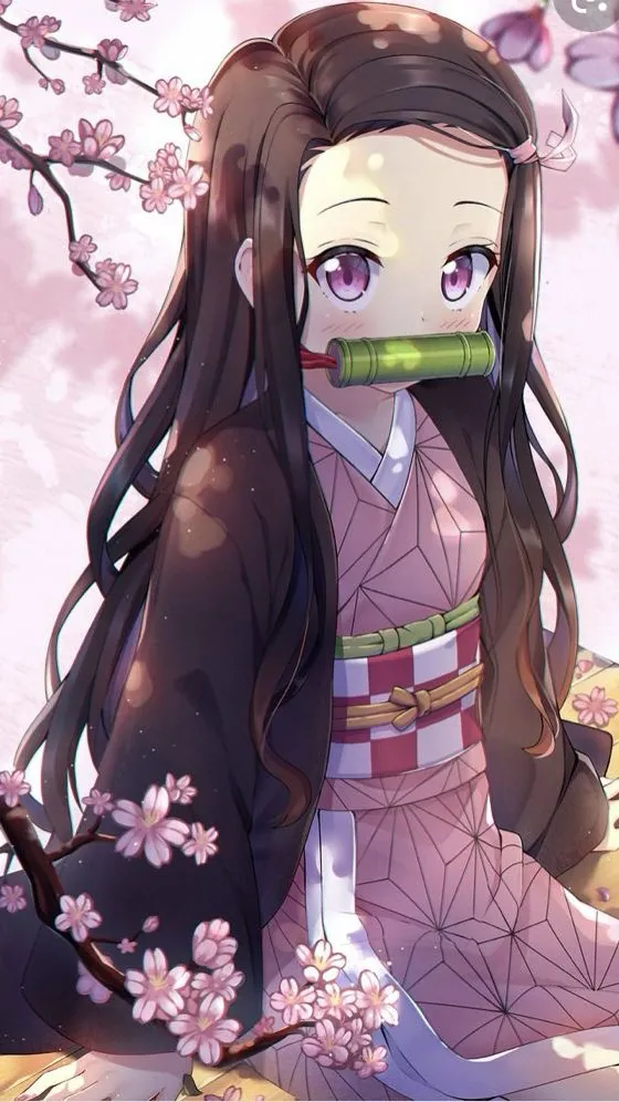 ai character: Nezuko background