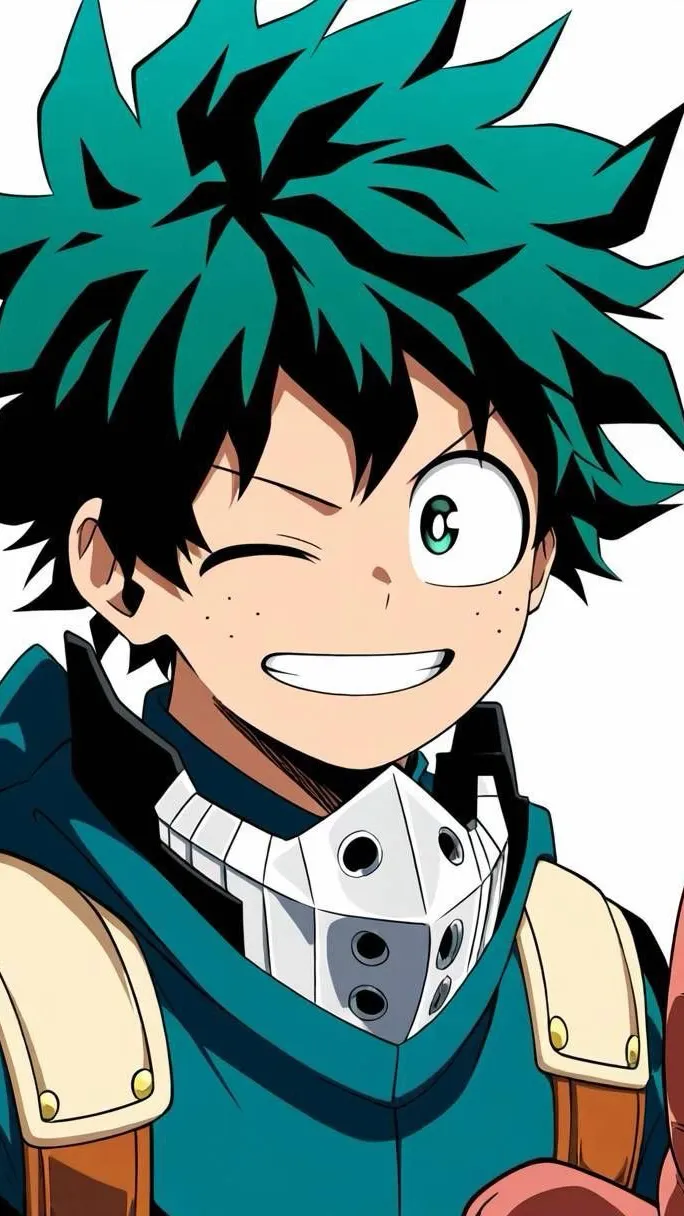 ai character: Izuku midoriya background