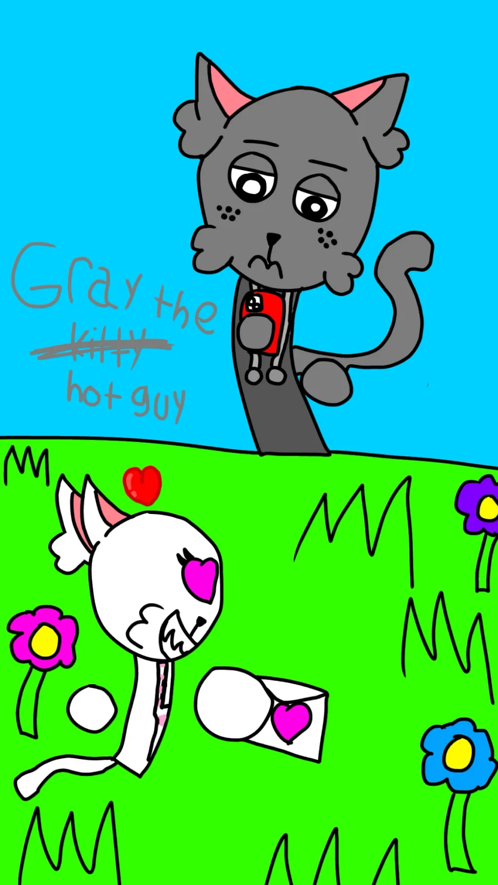 ai character: Gray(fixed)￼ background