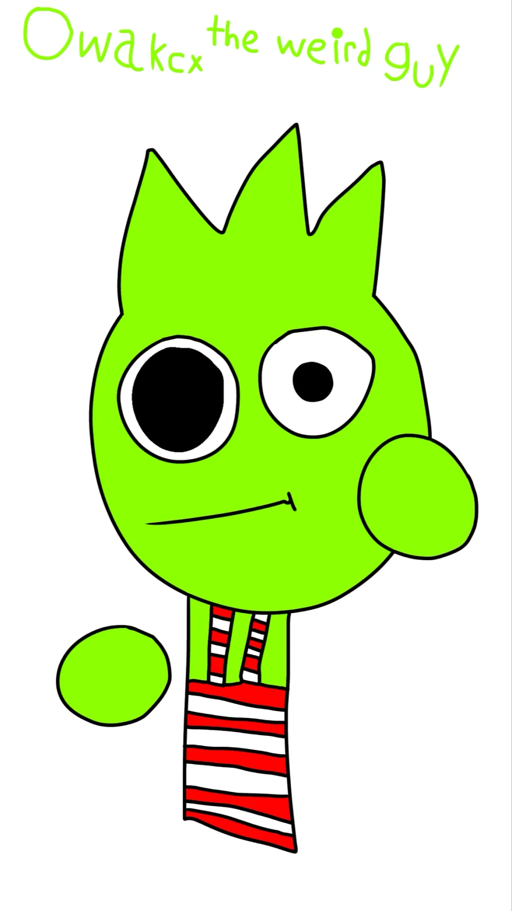 ai character: Owakcx  background