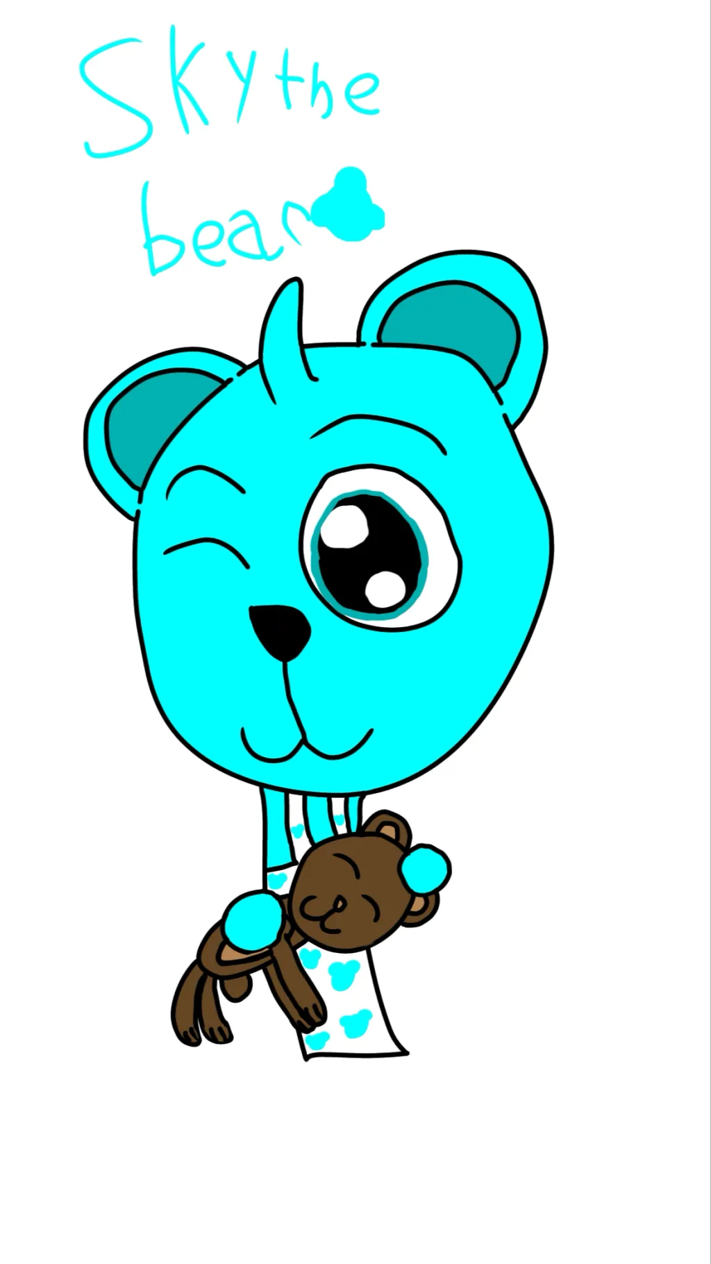 ai character: Sky background