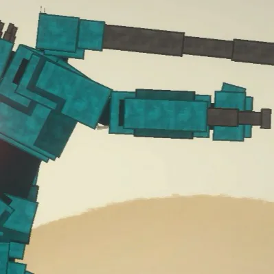 chat with ai character: Titan turret mech