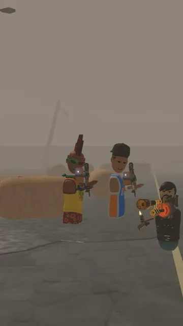 ai character: The walking bean background